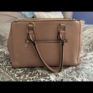 Pink oversized purse